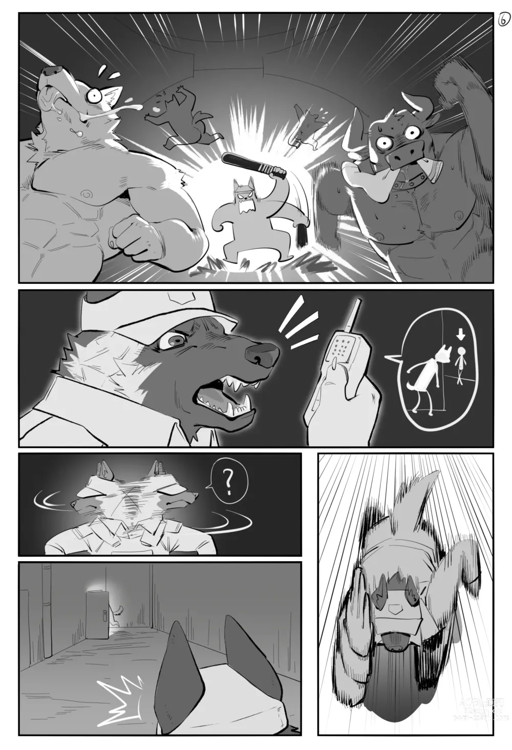 Page 7 of doujinshi 【酱爆】深巷警犬