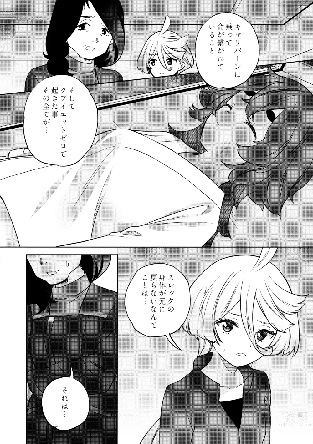 Page 10 of doujinshi Kienai Ato, Egao No Riyuu, Onaka Ga Suite.