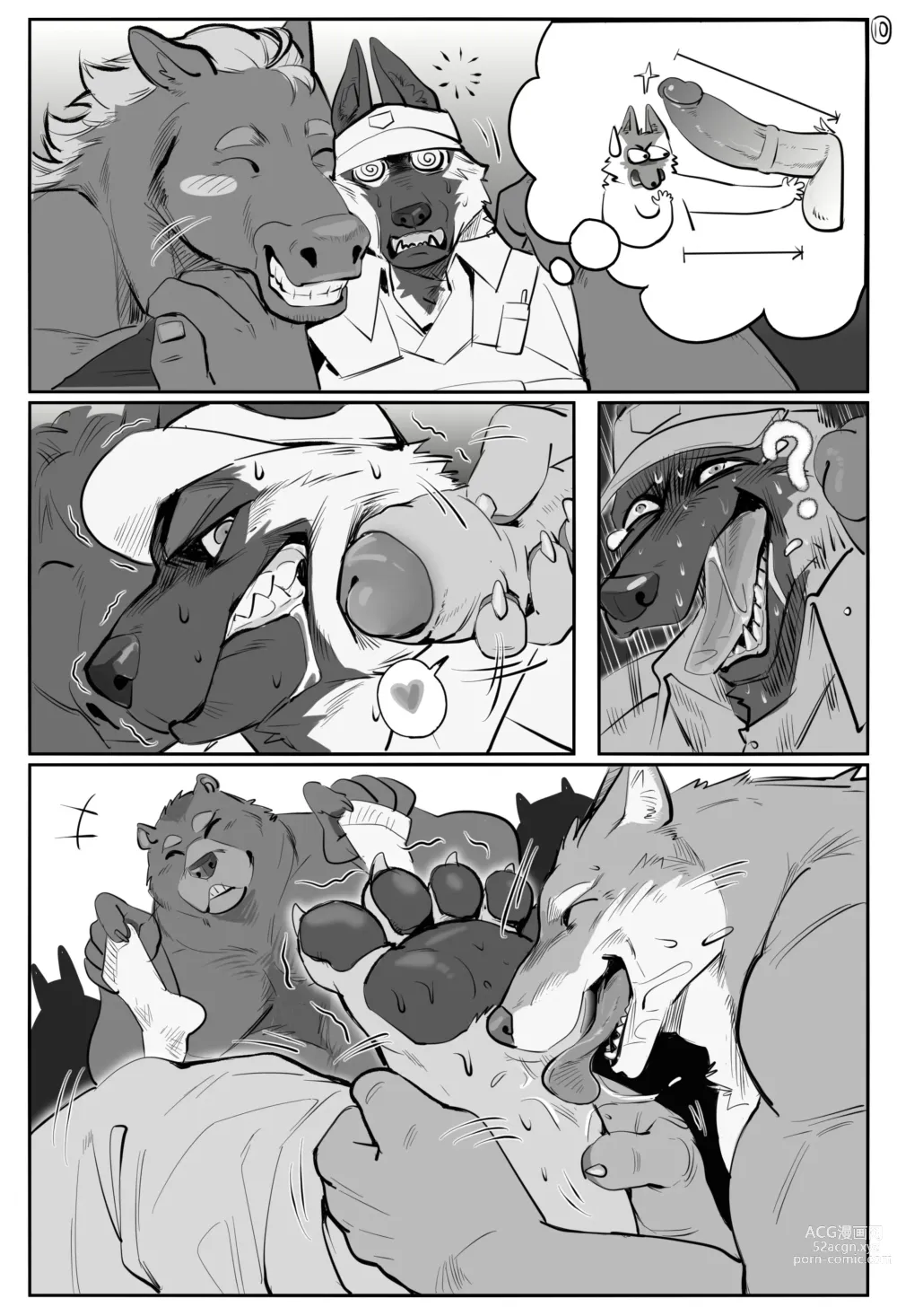 Page 11 of doujinshi @1500jiangbao - Furry comics