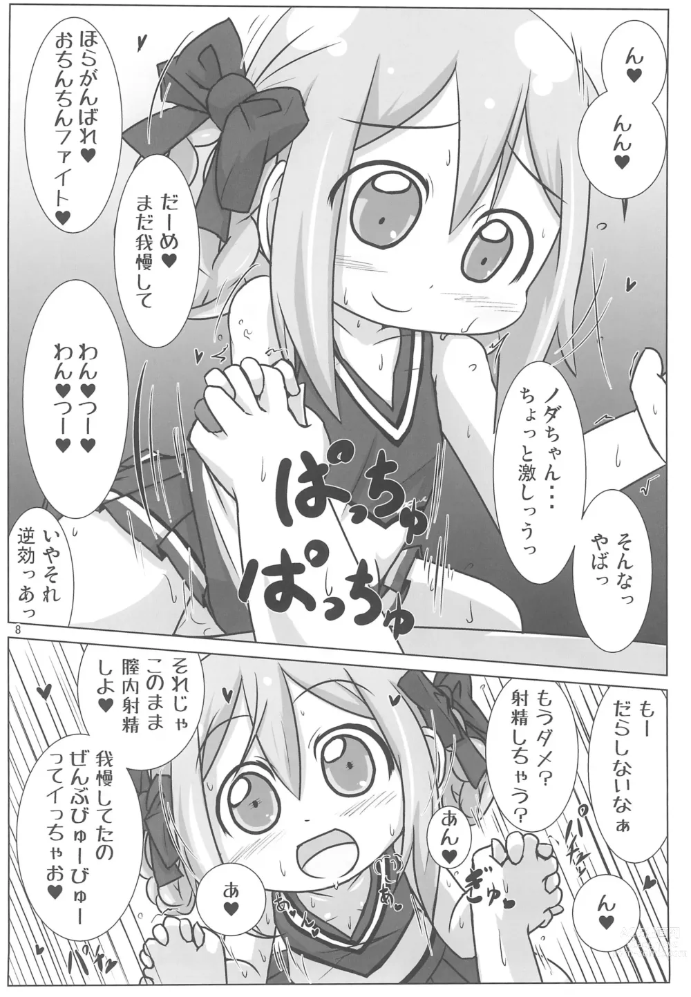 Page 8 of doujinshi Geneki GA Class Nodamiki-chan to Cosplay H-zanmai