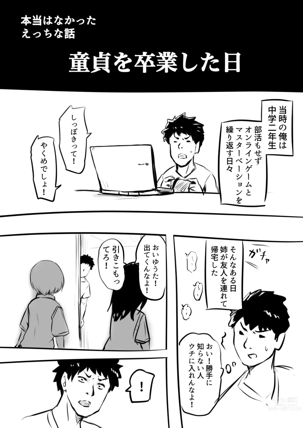 Page 1 of doujinshi Doutei o Sotsugyou shita Hi [Zenpen] &