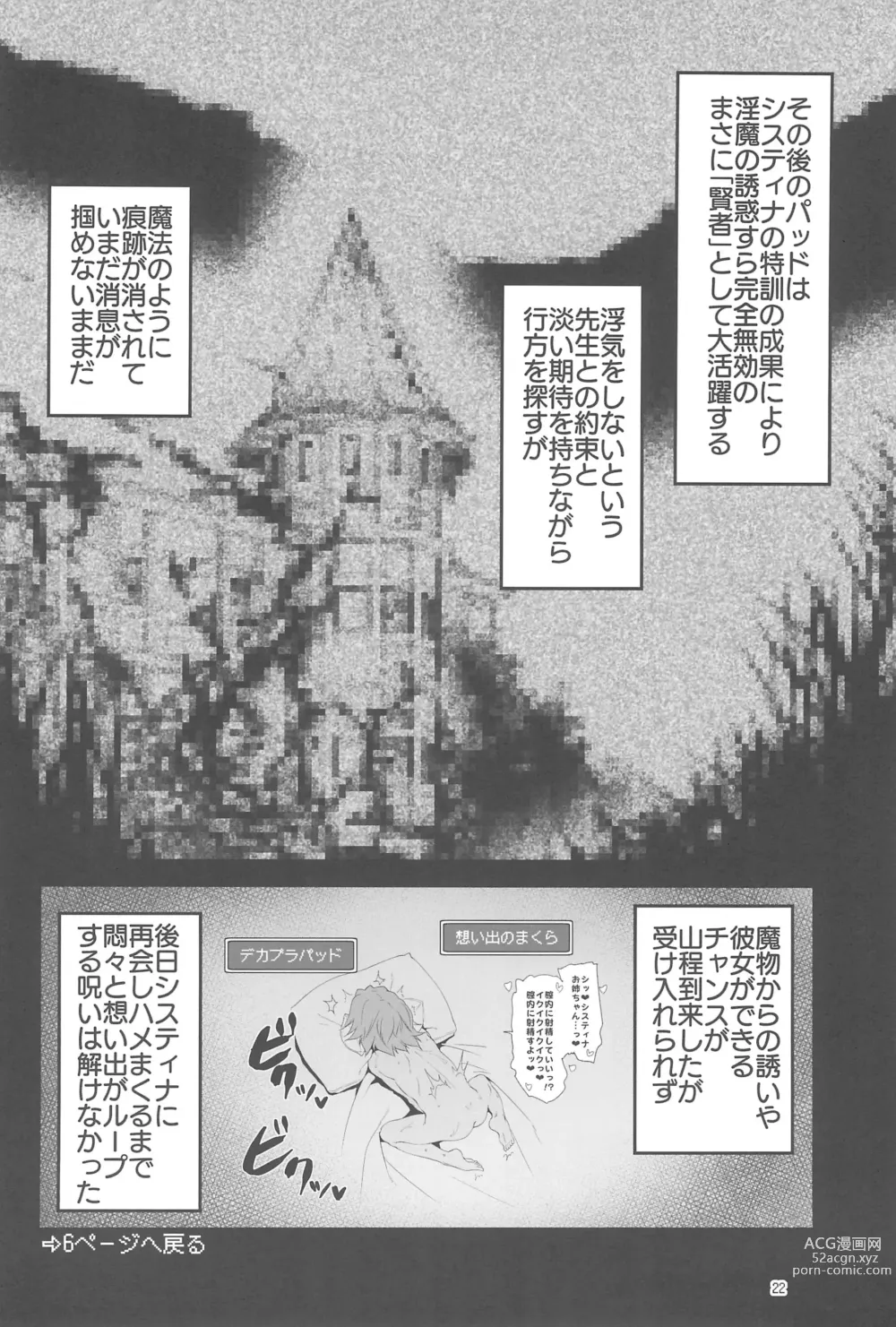 Page 22 of doujinshi Makotoni Zannen desu ga Bouken no Sho 9 wa Kiete Shimaimashita.