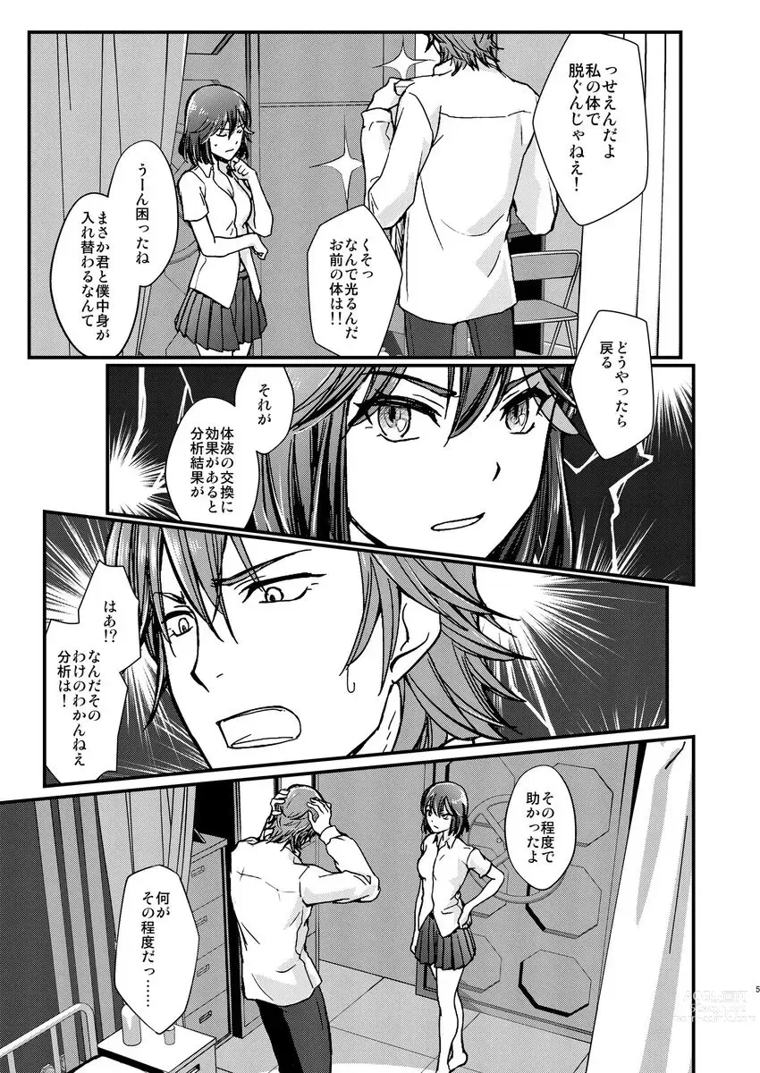 Page 3 of doujinshi Arushu no Nigenteki na Soukoku suru Ishiki Kekka to Shite no