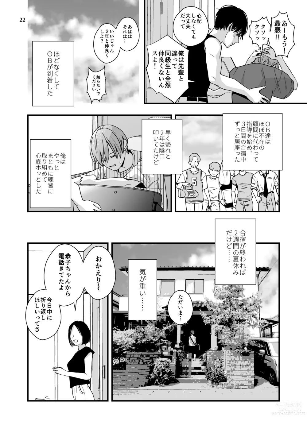 Page 22 of doujinshi Nigate-na Senpai to Natsu Gasshuku