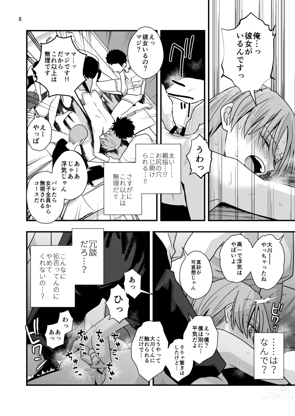 Page 8 of doujinshi Nigate-na Senpai to Natsu Gasshuku