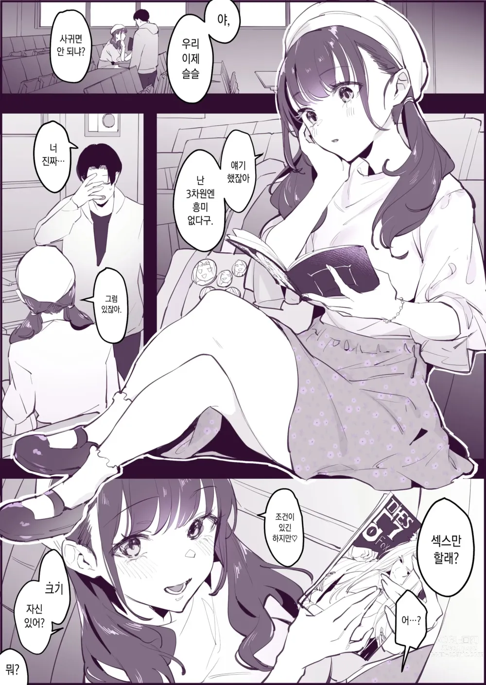 Page 1 of doujinshi VR Yume Joshi (decensored)