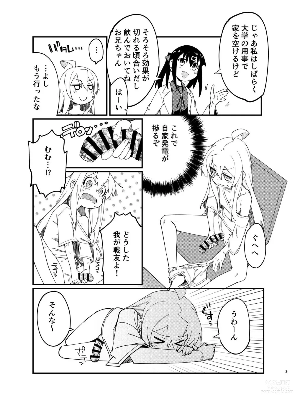 Page 2 of doujinshi Oniichan wa Oshiri Ijirasareru Hon