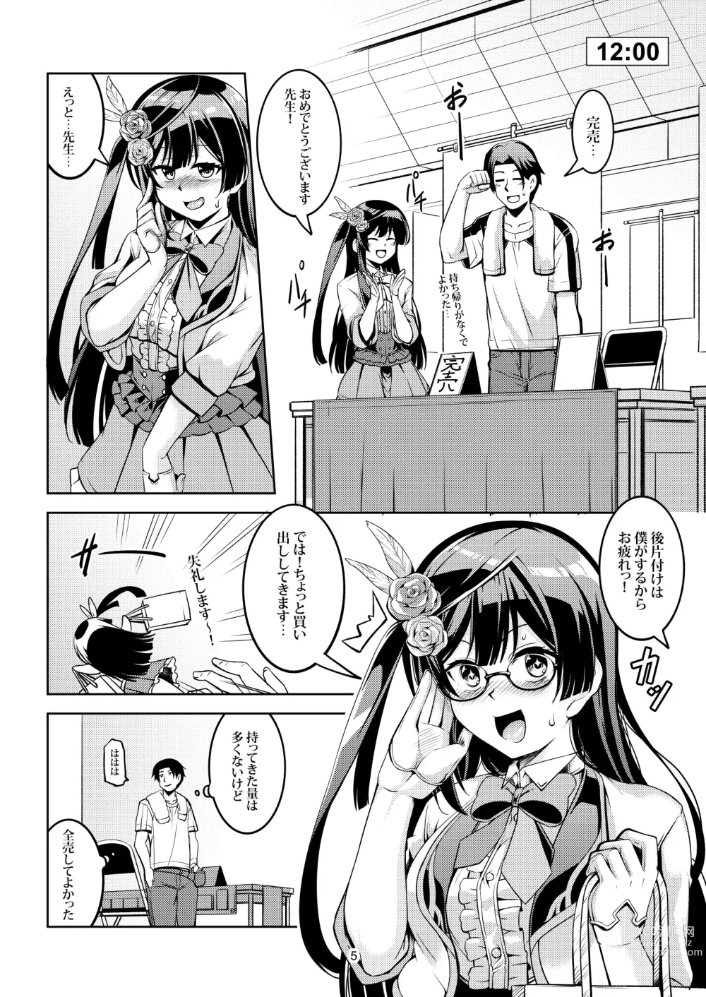 Page 9 of doujinshi Setsuna ni Uriko o Onegai shitara, Soshite...