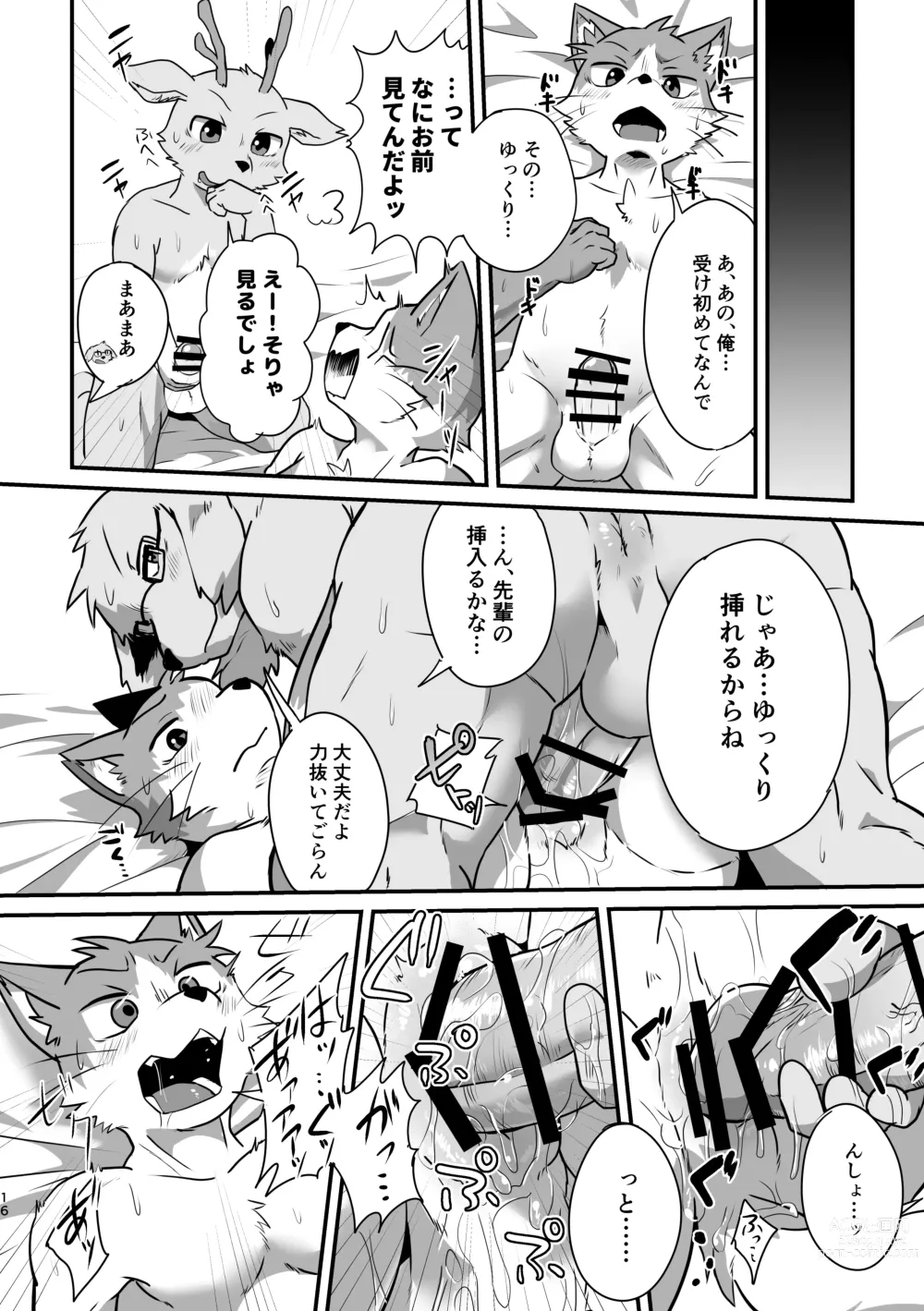 Page 15 of doujinshi Boku-Tachi Futari wa Neko shitai!