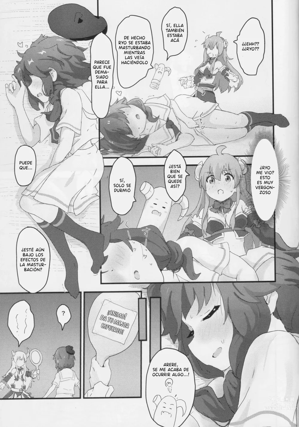 Page 8 of doujinshi Momo y Ryo se volvieron más pequeñas