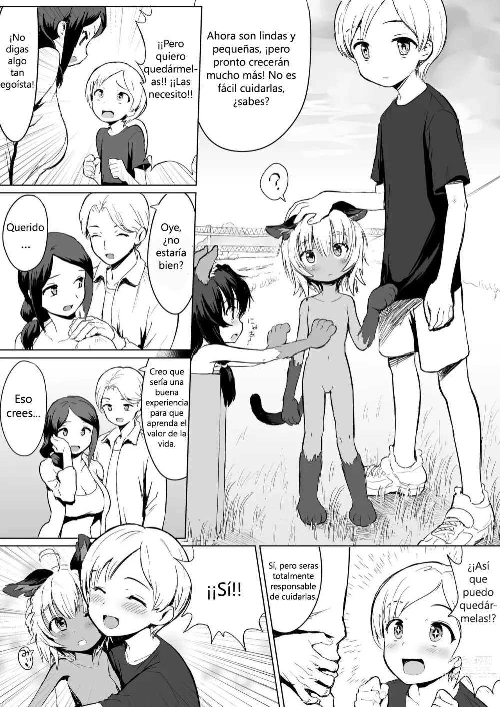 Page 3 of doujinshi Adored by Chubby Catgirls