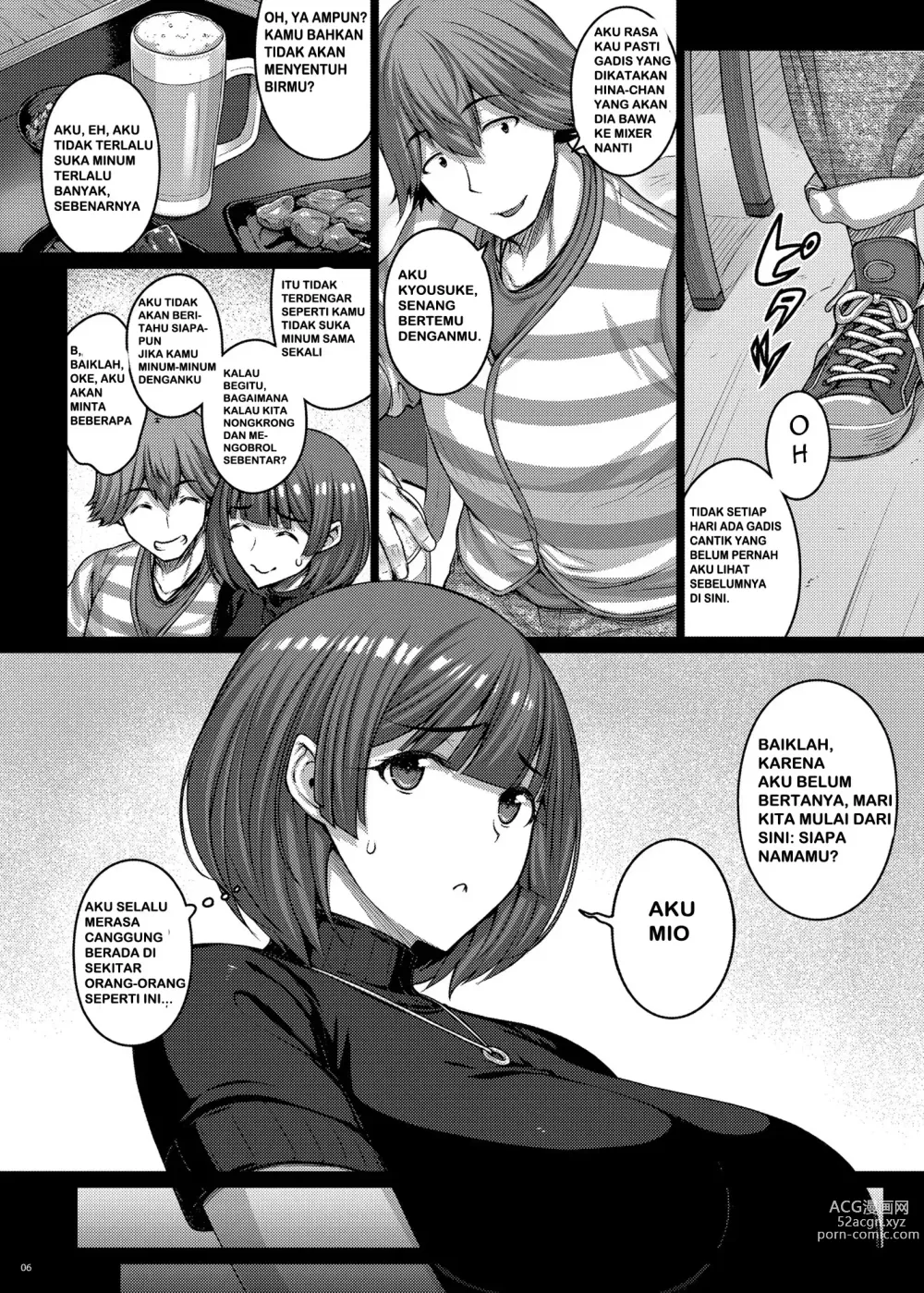 Page 4 of doujinshi Nomikai de Doroyoi Shitara Love Hotel de Onaho Yome ni Naru made Chinpo Choukyou Saremashita