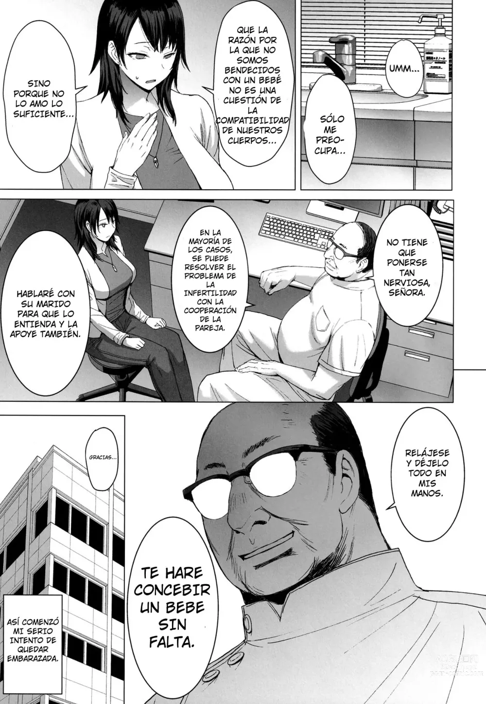 Page 4 of doujinshi Ninkatsu Hitozuma Collection - the collection of married women undergoing infertility treatment.