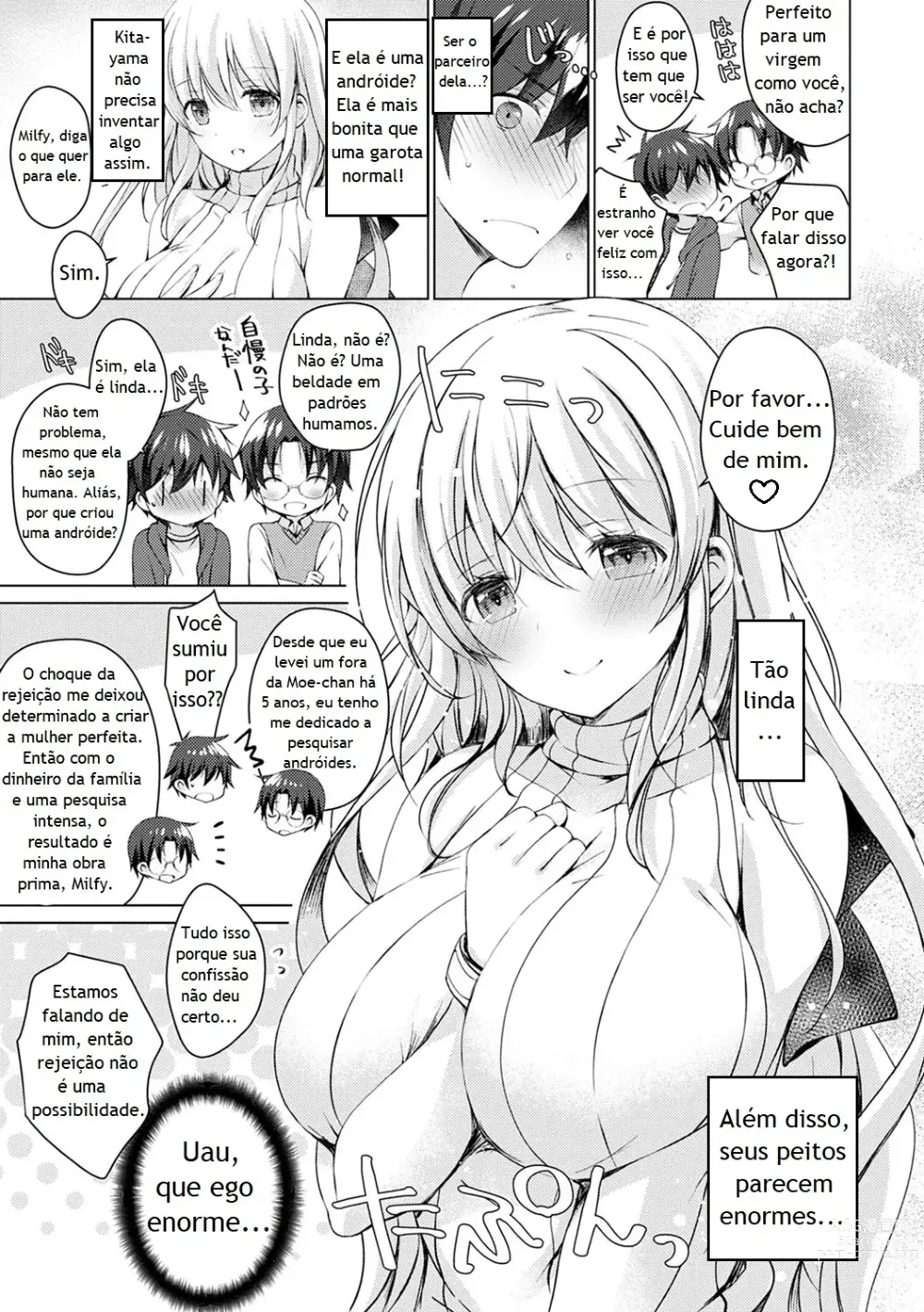 Page 16 of manga Android no Watashi ni Nenryou Hokyuu shite Kudasai