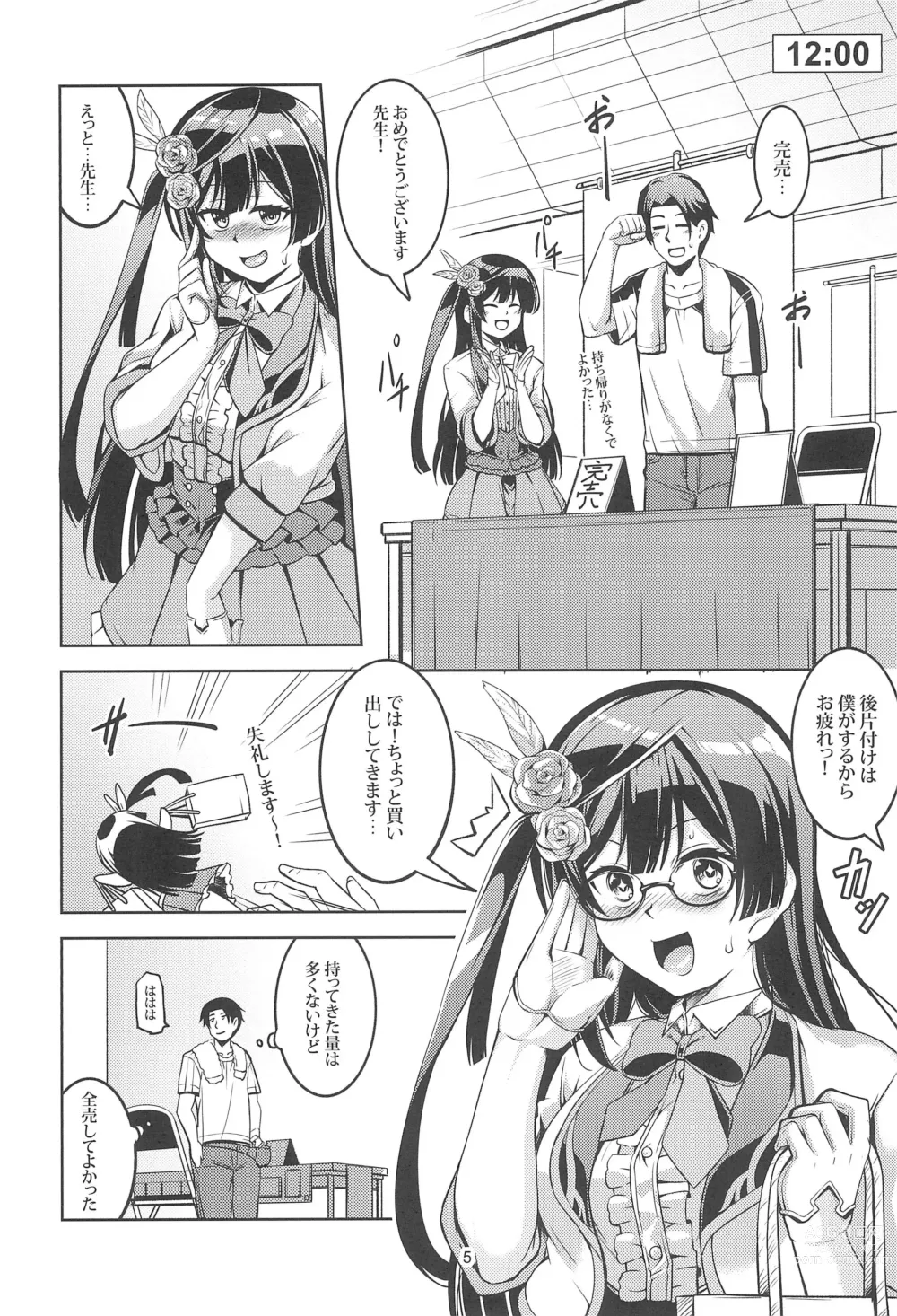 Page 7 of doujinshi Setsuna ni Uriko o Onegai shitara, Soshite...