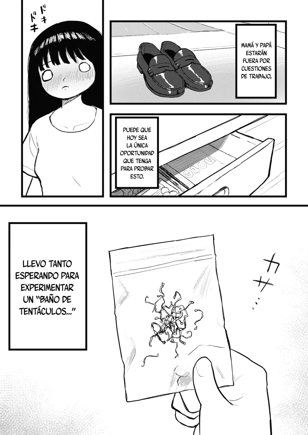 Page 1 of doujinshi Baño de Tentaculos