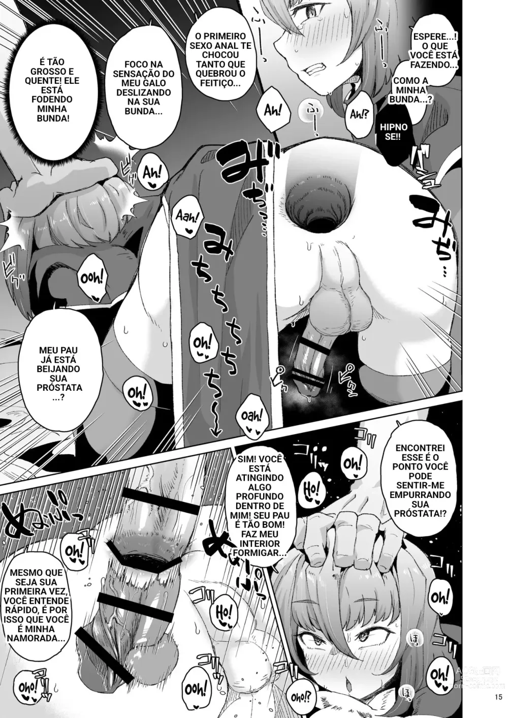 Page 13 of doujinshi Priest Hypnosis -Forcing Celibate Crossdressing Priest to Ejaculate-