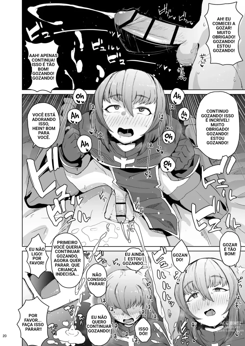 Page 18 of doujinshi Priest Hypnosis -Forcing Celibate Crossdressing Priest to Ejaculate-