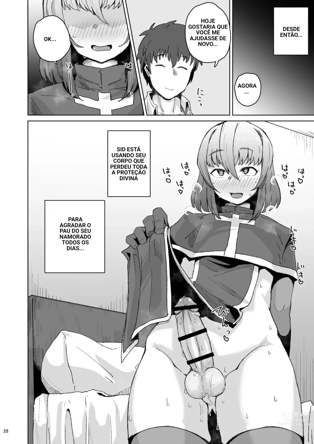 Page 26 of doujinshi Priest Hypnosis -Forcing Celibate Crossdressing Priest to Ejaculate-