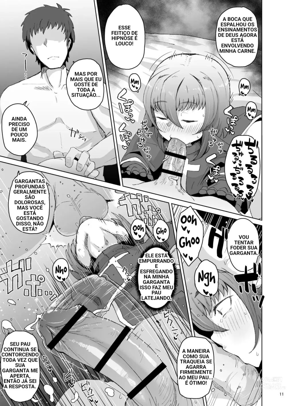 Page 9 of doujinshi Priest Hypnosis -Forcing Celibate Crossdressing Priest to Ejaculate-