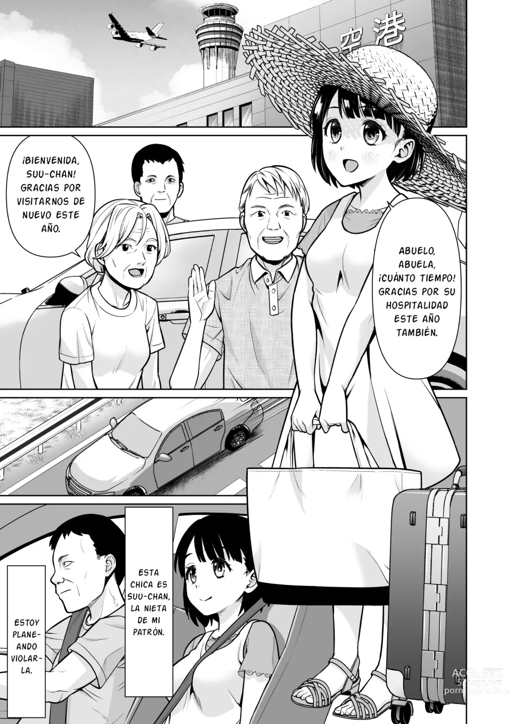 Page 4 of doujinshi Iya da to Ienai Jimikei Shoujo to Inaka no Oji-san