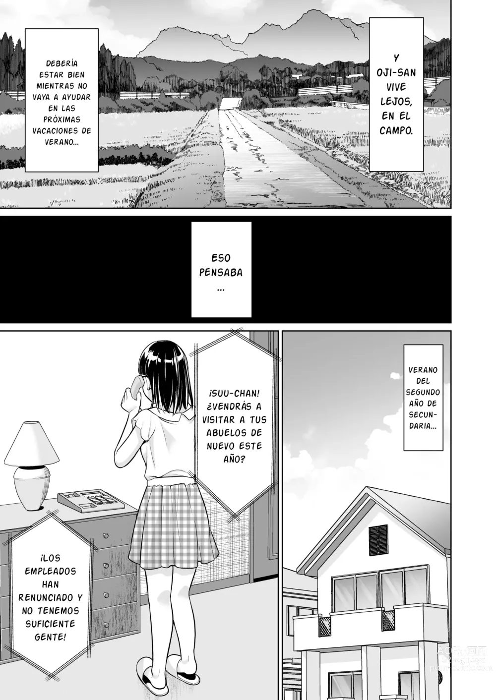 Page 38 of doujinshi Iya da to Ienai Jimikei Shoujo to Inaka no Oji-san