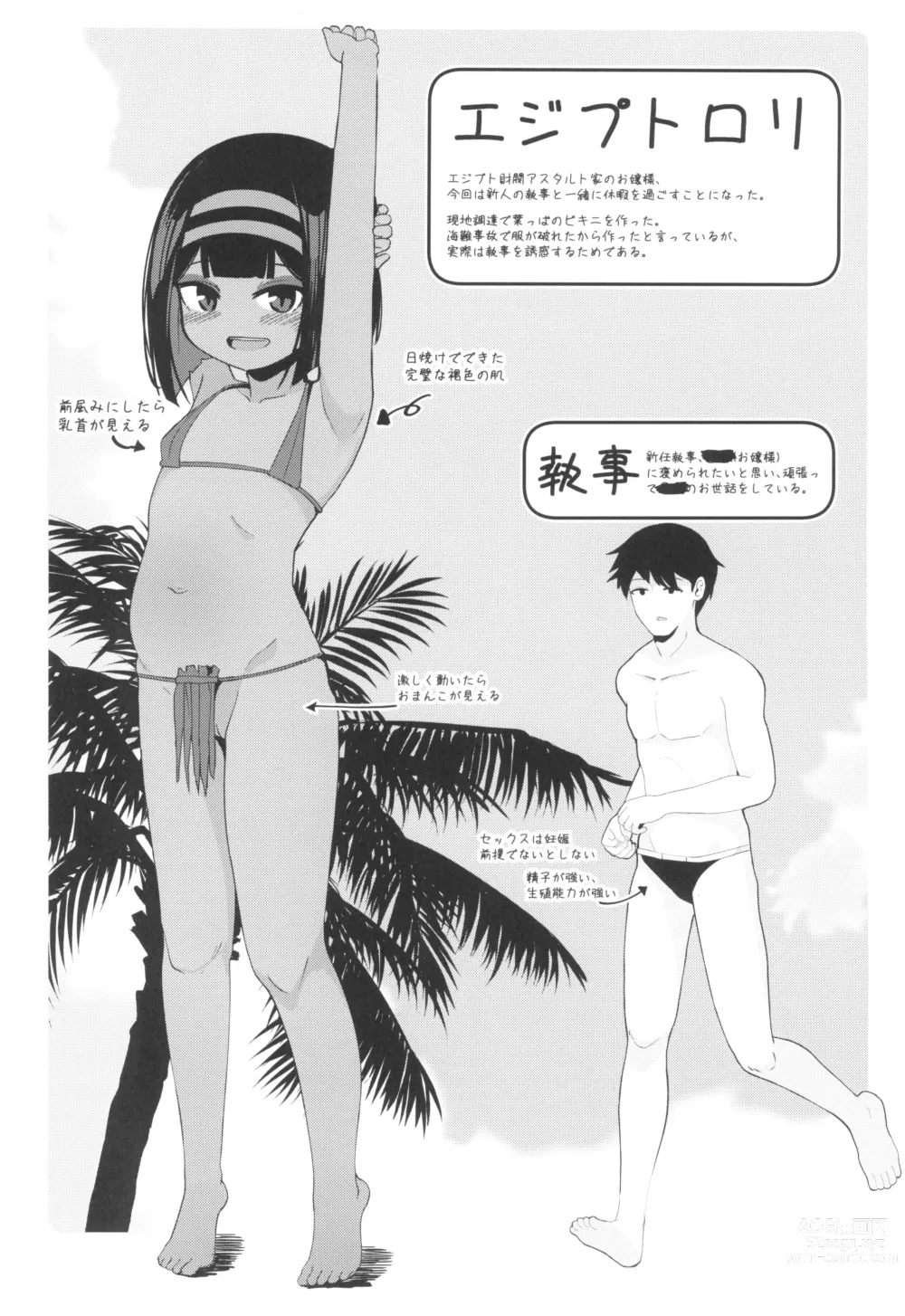 Page 4 of doujinshi Mujintou de Ojou-sama to Kemono no You ni Koubi - Crazy sex with pregnancy as the premise