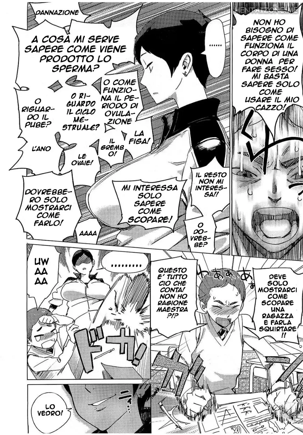 Page 4 of manga La Maestra di Educazione Sessuale (decensored)