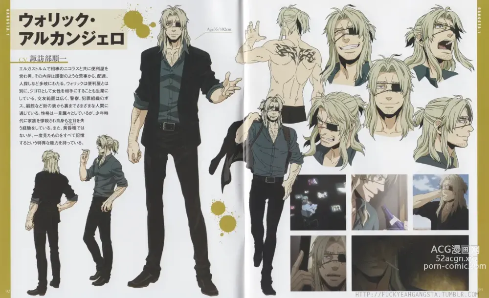 Page 9 of imageset Gangsta. BluRay Content