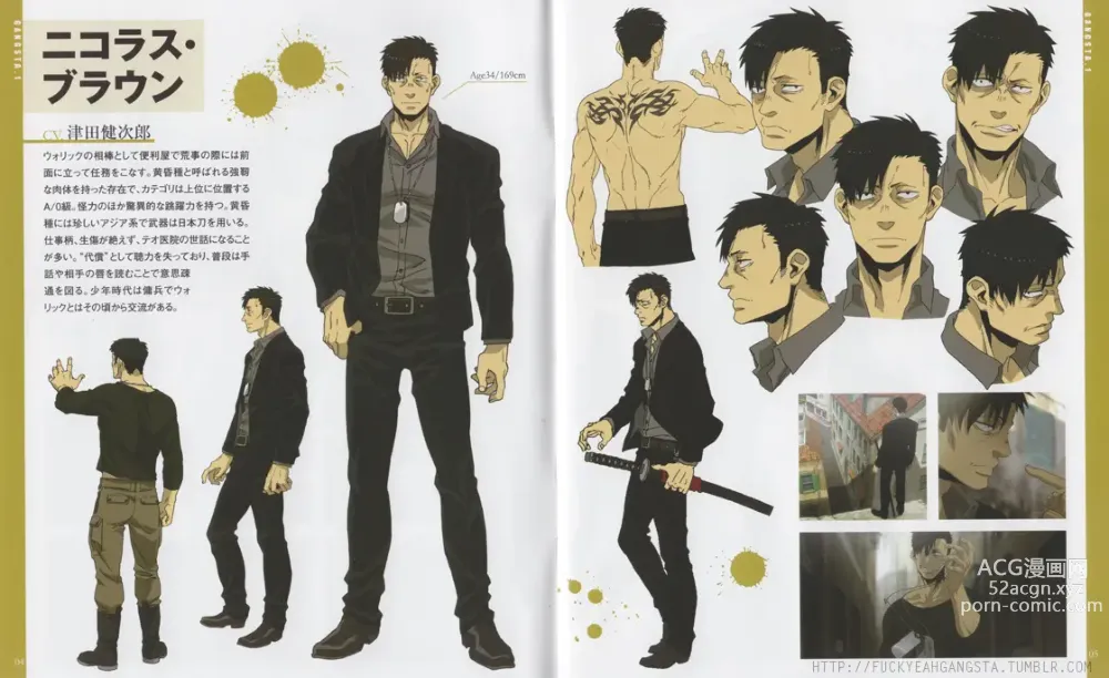 Page 10 of imageset Gangsta. BluRay Content