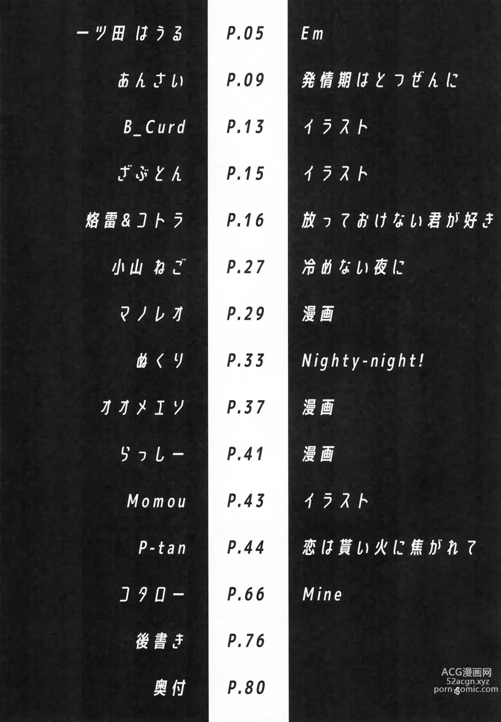 Page 4 of doujinshi Yotsu Ashi BL Anthology K9S
