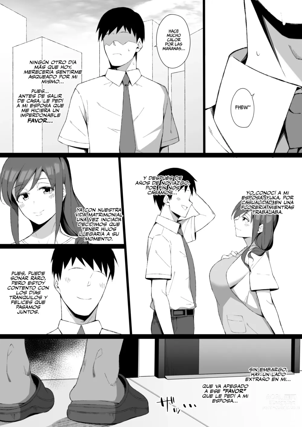 Page 3 of doujinshi La Degeneración Moral de una Ama de Casa Impuesta por un Hombre + Extra