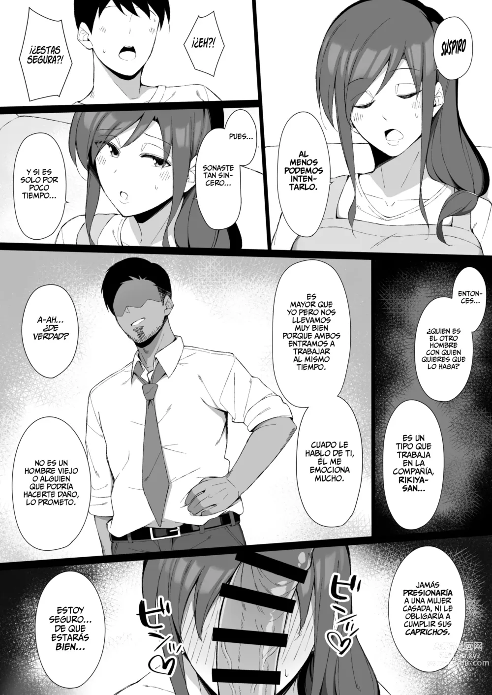 Page 6 of doujinshi La Degeneración Moral de una Ama de Casa Impuesta por un Hombre + Extra