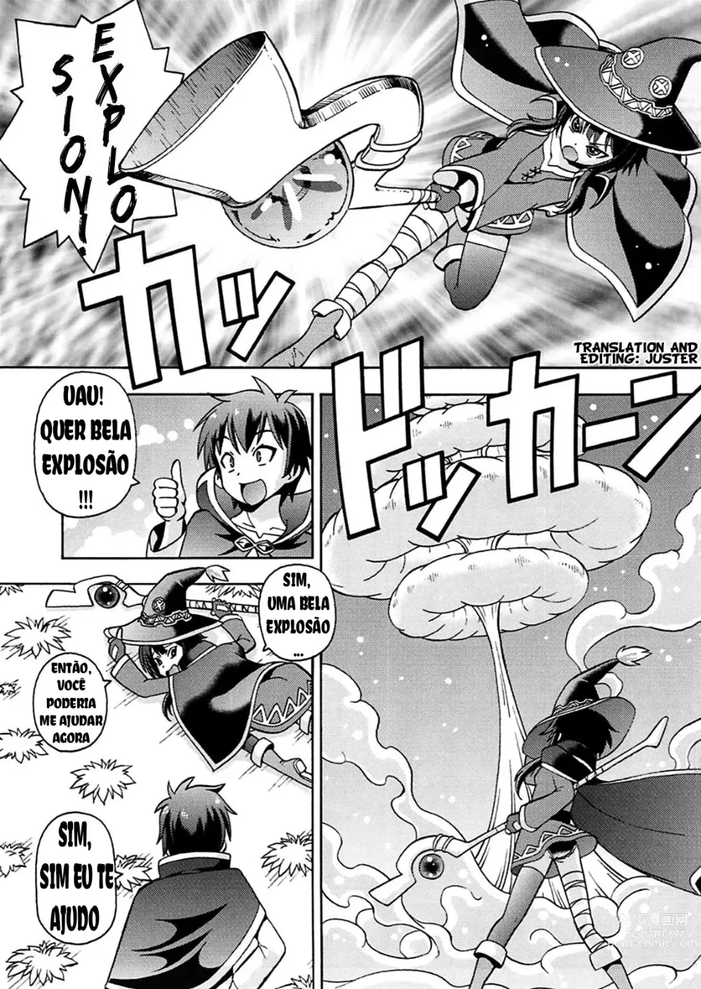 Page 2 of doujinshi Ero Subarashii Sekai ni Nakadashi o! 4