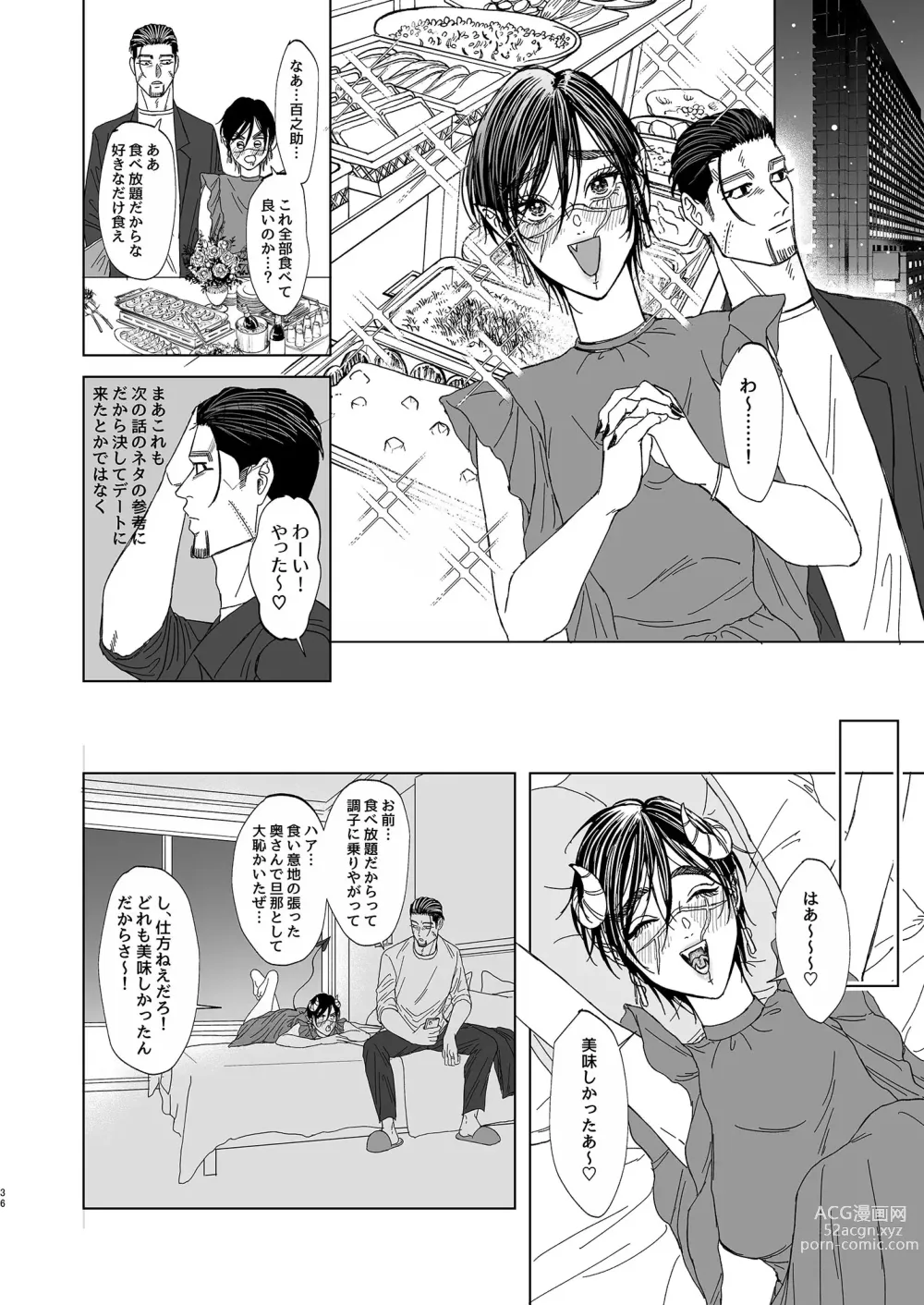 Page 35 of doujinshi Ogata Hyakunosuke no Gisou Kekkon