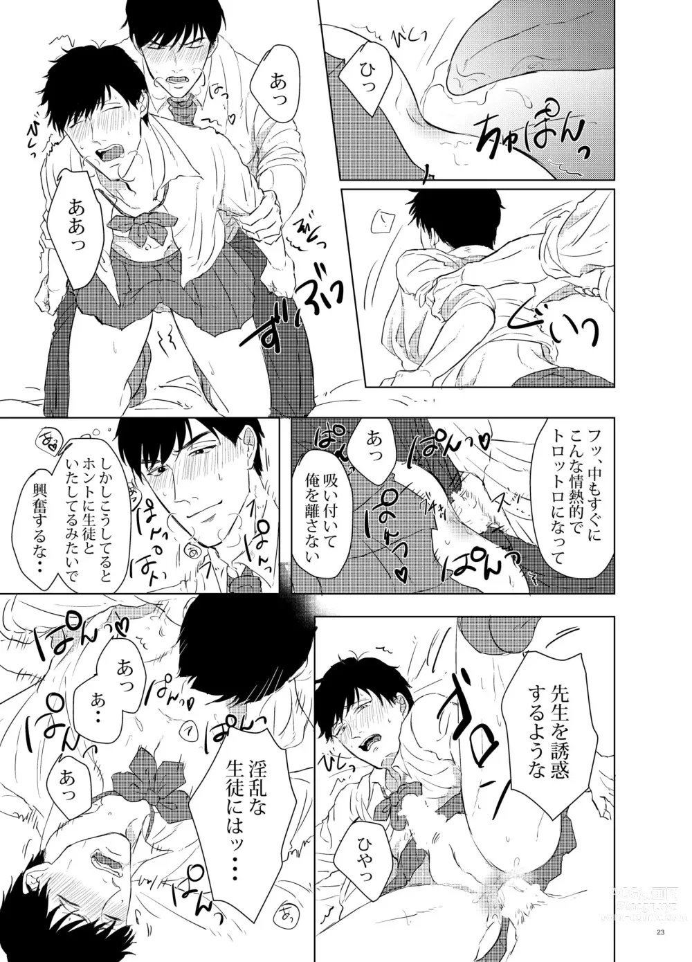 Page 22 of doujinshi COSPLAY PLAY