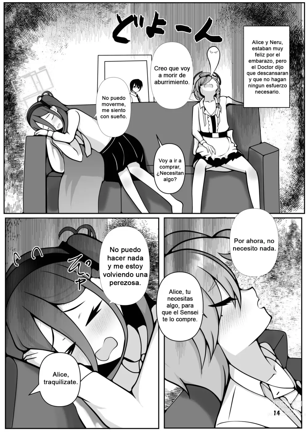 Page 11 of doujinshi Neru to Alice ga Mama ni Naru made ~Sensei to Kurasu Totsukitooka~