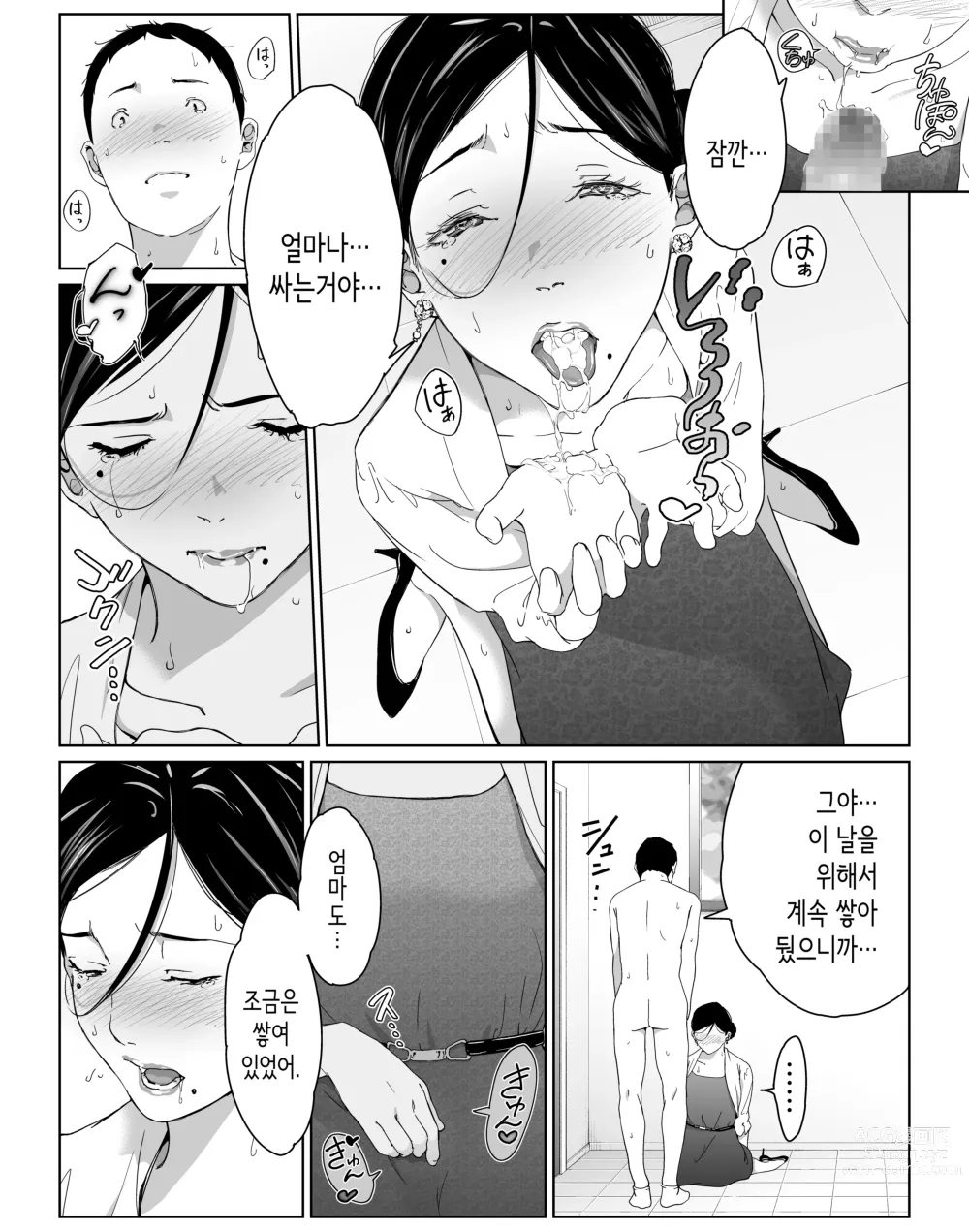 Page 20 of doujinshi Boku no Daisuki na Kaa-san to Omou Zonbun Sex Dekiru Hi 2｜내가 사랑하는 엄마와 마음껏 섹스할 수 있는 날 2