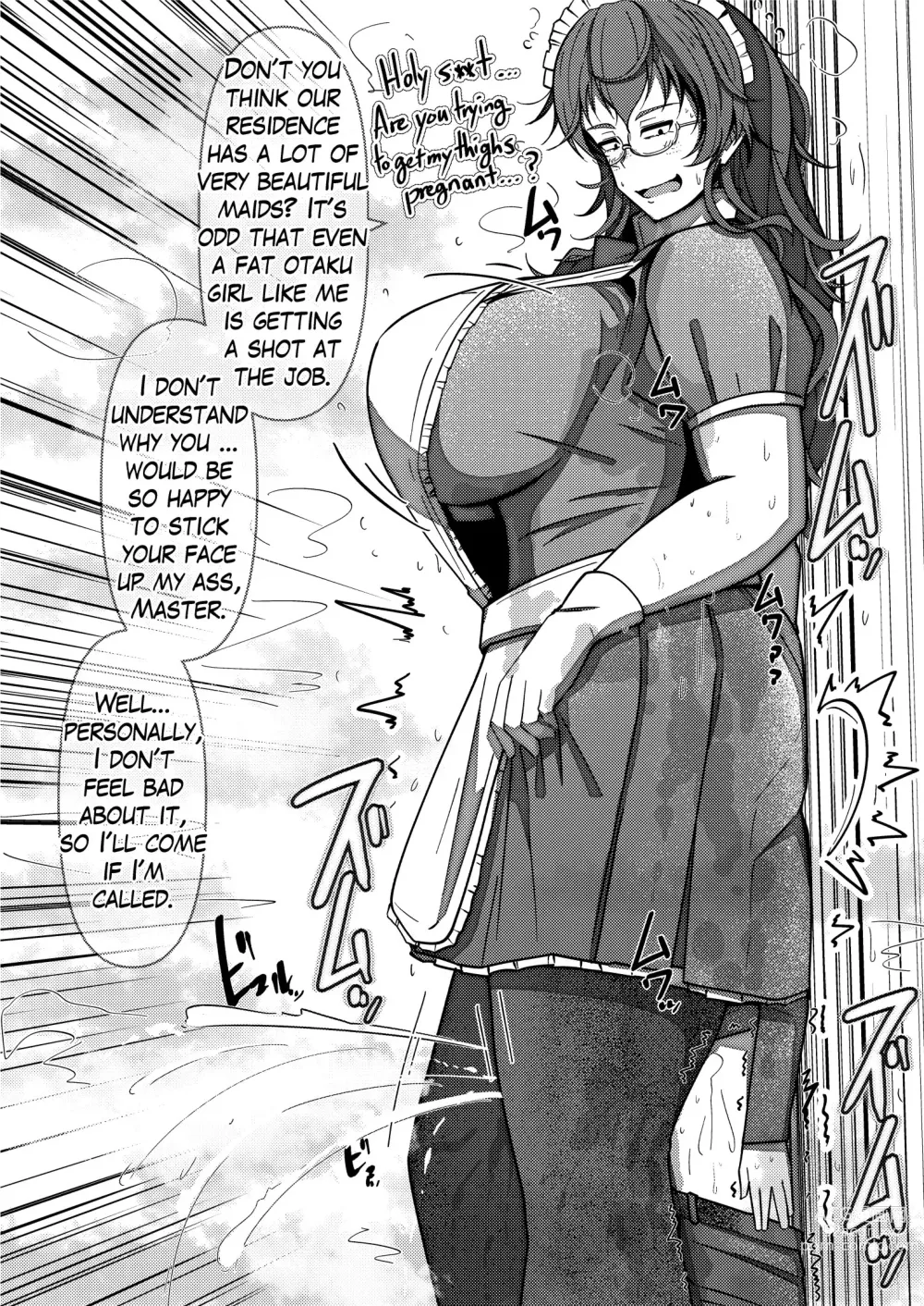 Page 4 of doujinshi All the maids are extremely tall