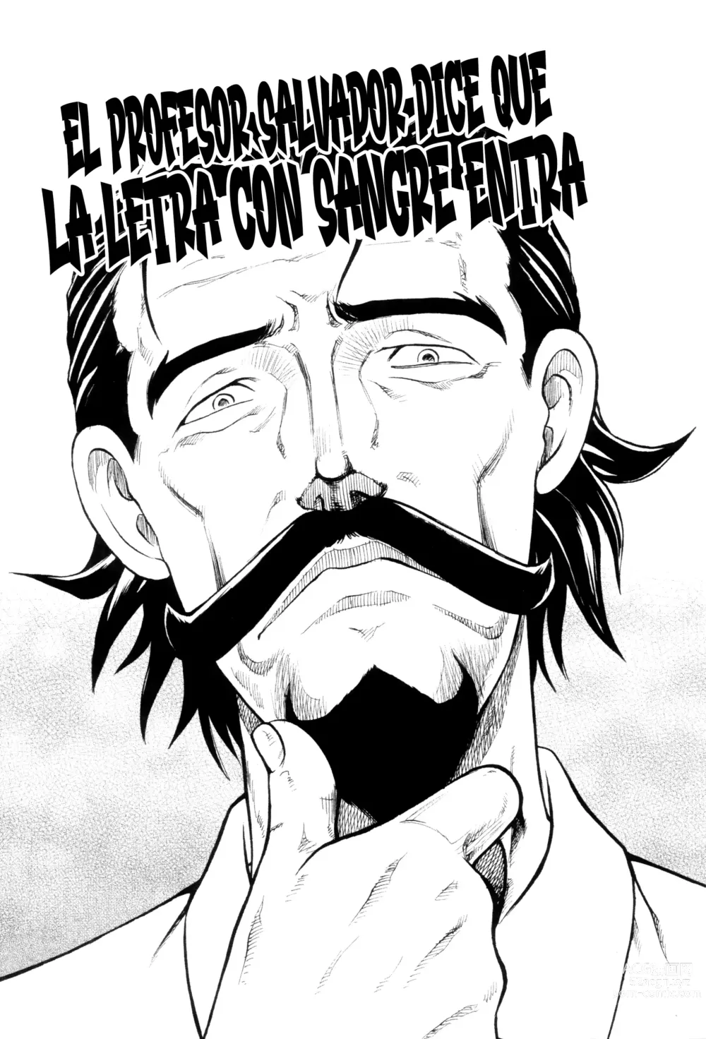 Page 1 of manga El Profesor Salvador Dice Que La Letra Con Sangre Entra