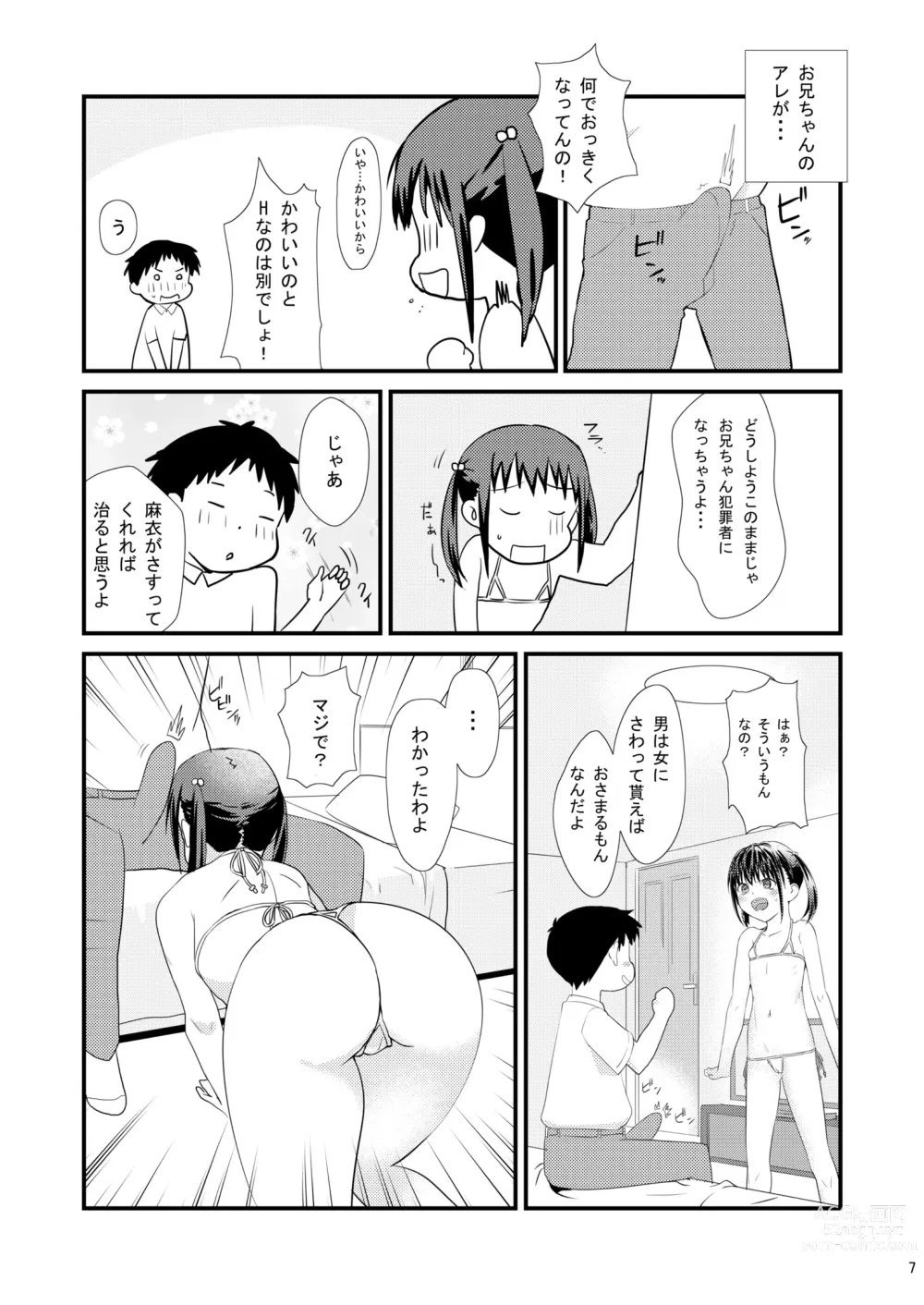 Page 7 of doujinshi Imouto ni Muri o Shouchi de Onegai Shitemita Kekka wwwwww