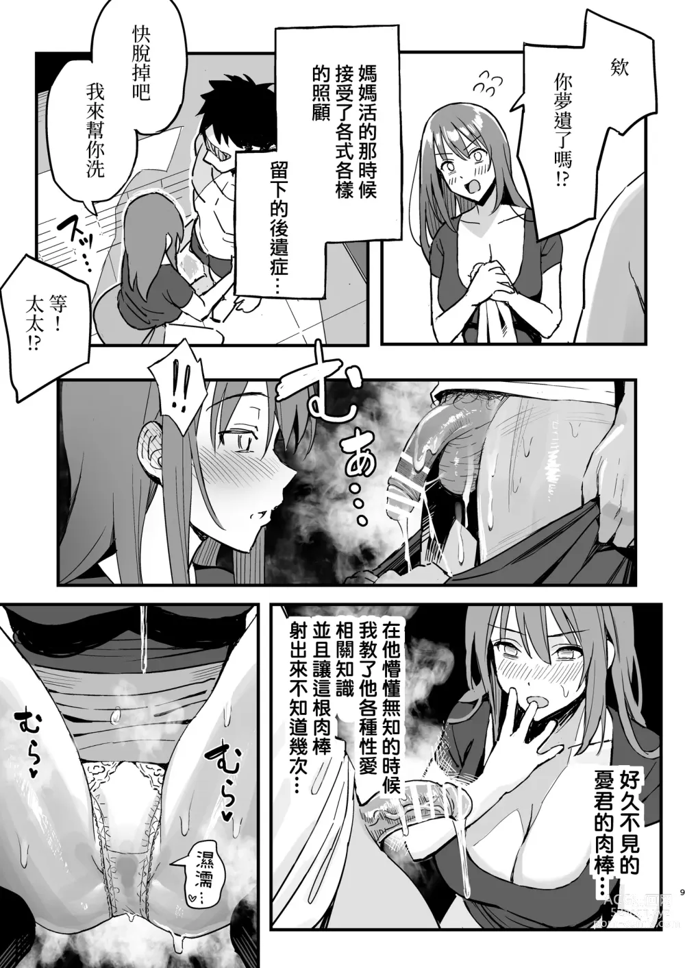 Page 8 of doujinshi 女友的母親竟然是媽媽活的太太