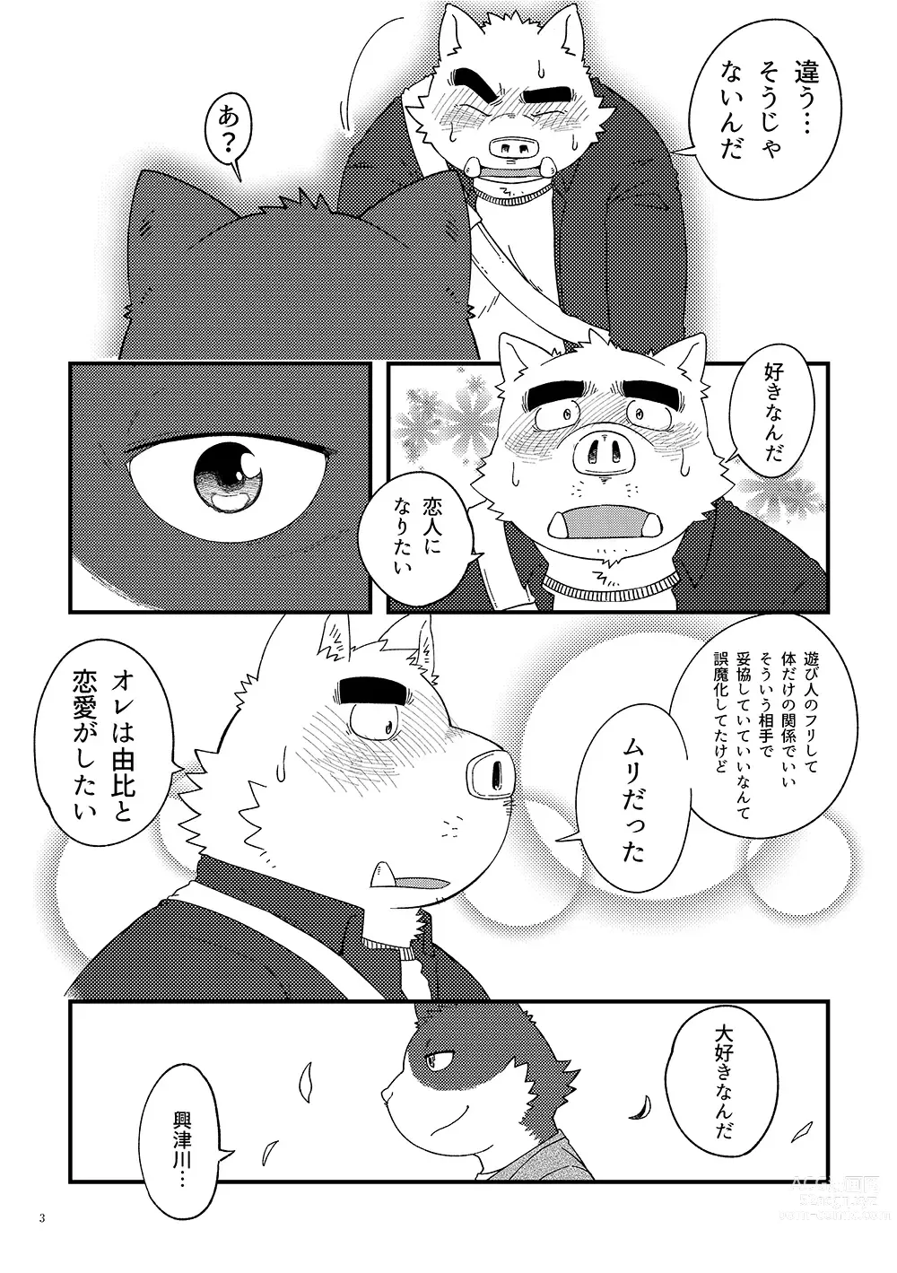 Page 4 of doujinshi Sanbunnoichi Vol 2: Datte sukidakara.
