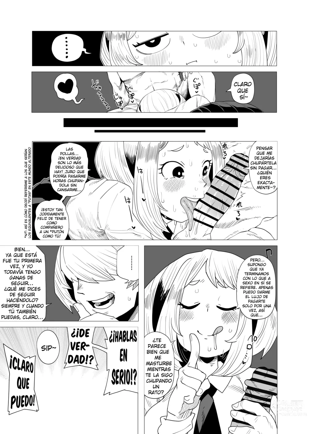 Page 13 of doujinshi Academia de Héroes & una Moralidad Invertida 1