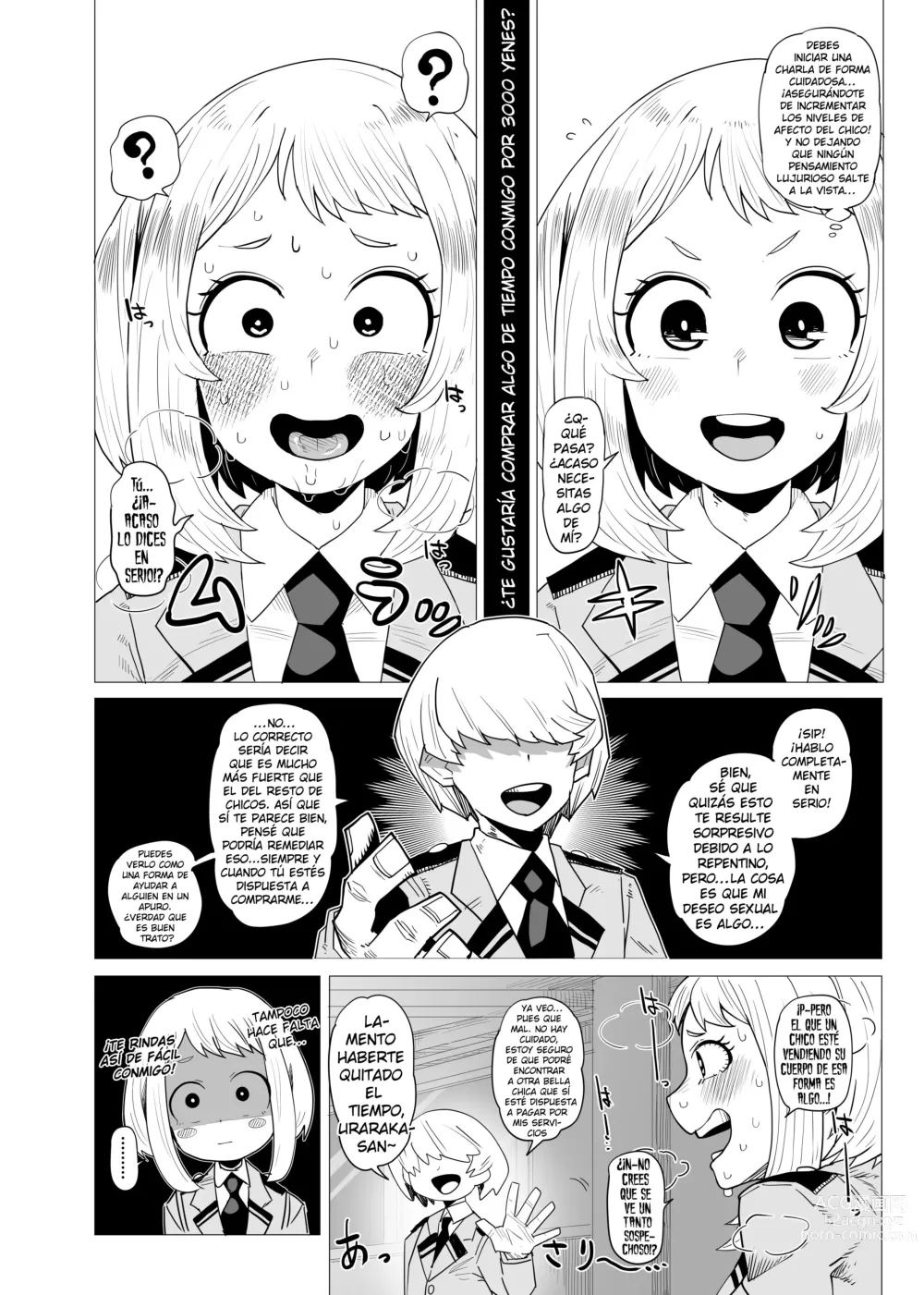Page 4 of doujinshi Academia de Héroes & una Moralidad Invertida 1