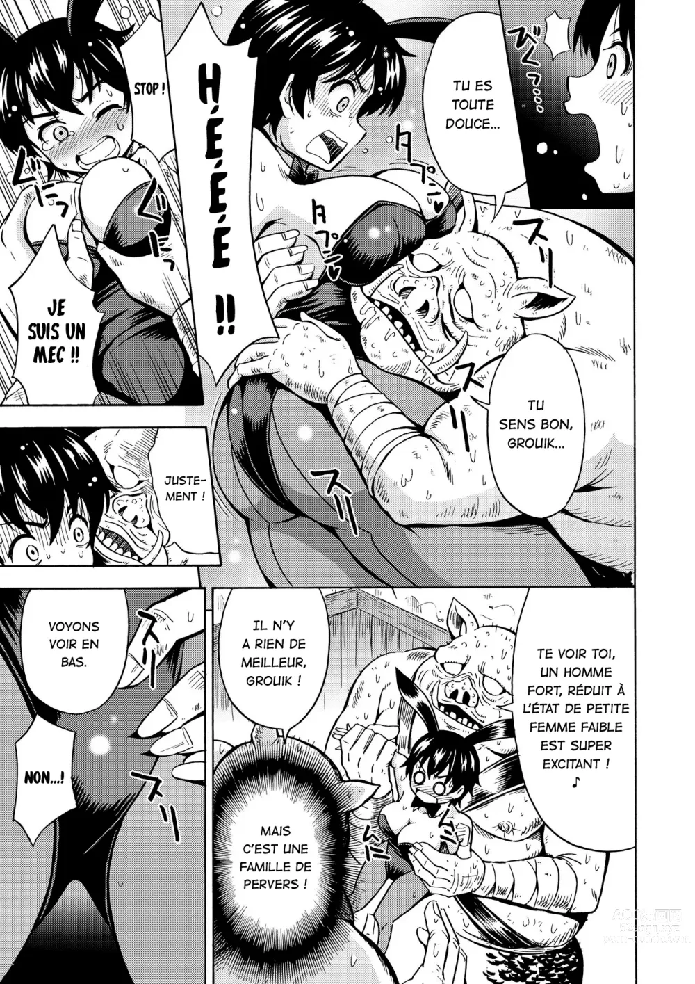 Page 17 of doujinshi Le héros a été maudit et est devenu une femme !