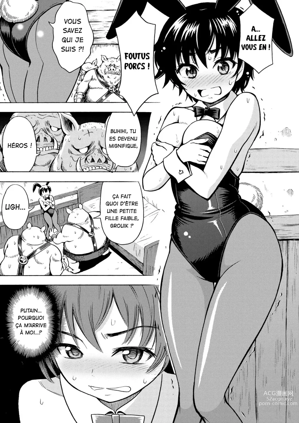 Page 3 of doujinshi Le héros a été maudit et est devenu une femme !