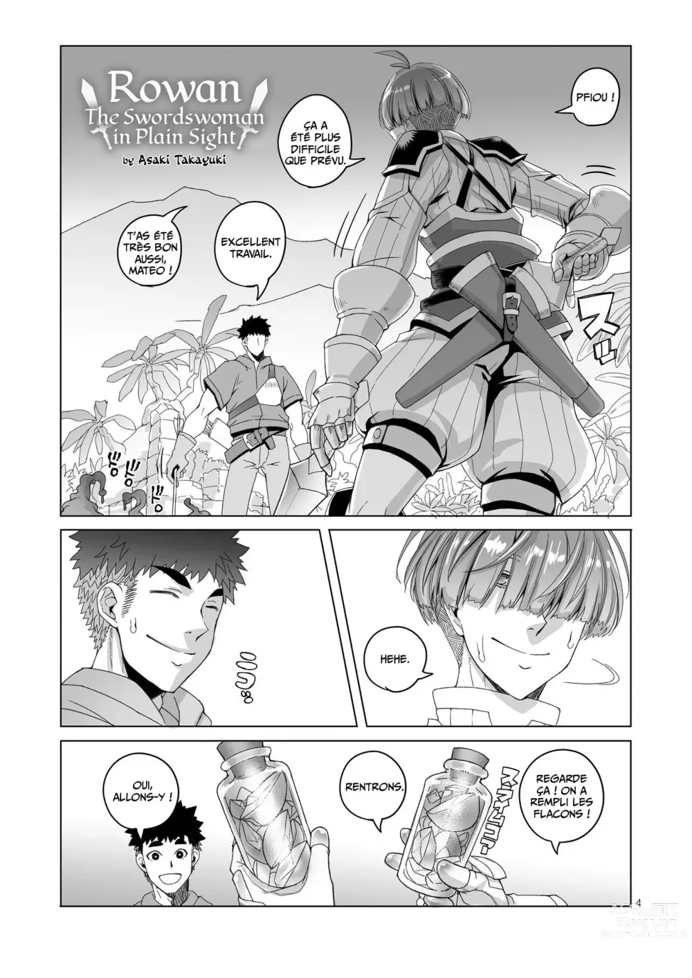 Page 3 of doujinshi Rowan, L'Épéiste ne peut pas se Cacher