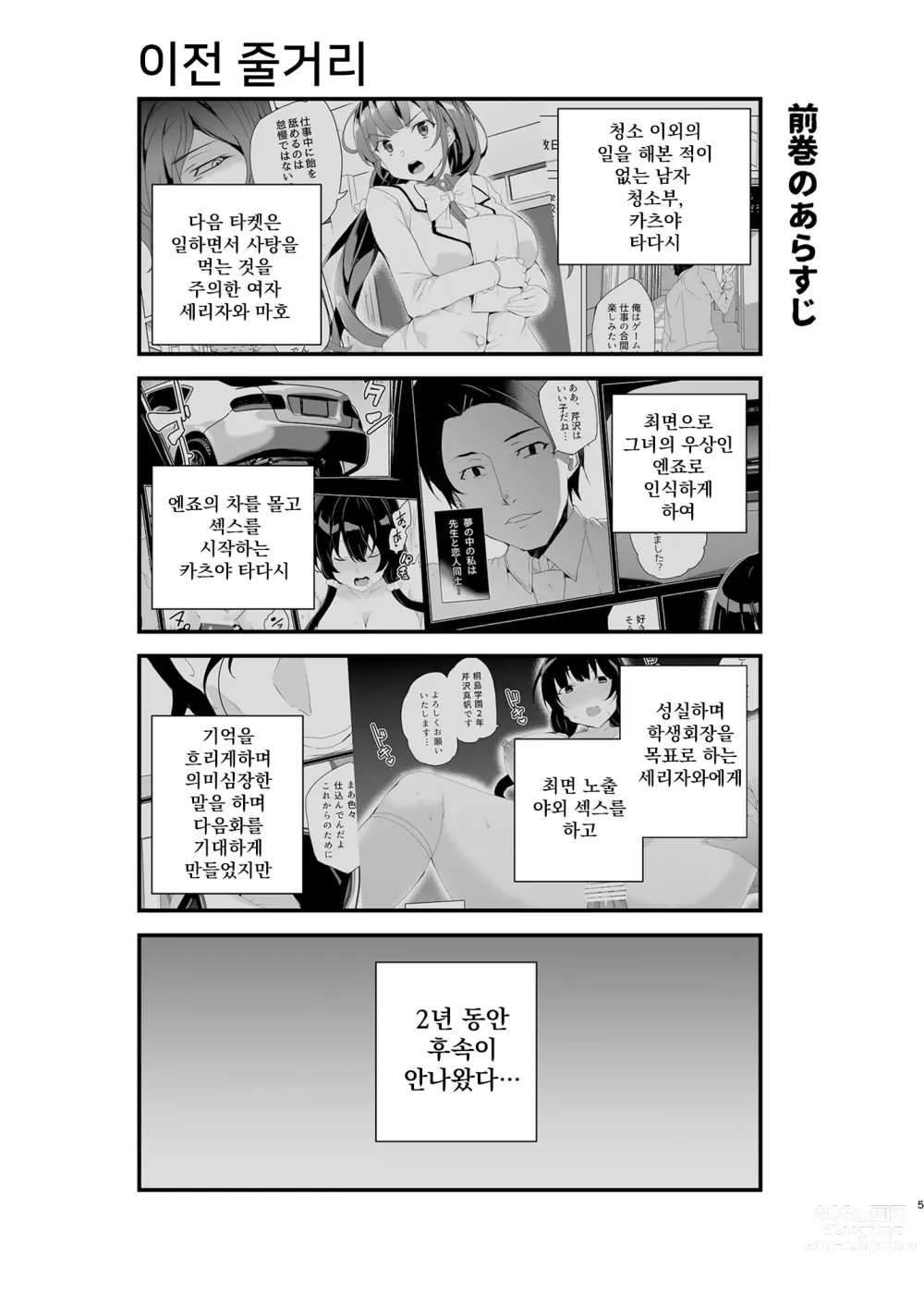 Page 4 of doujinshi Saimin Youmuin CASE.04 Serizawa Maho no Nagai Madoromi