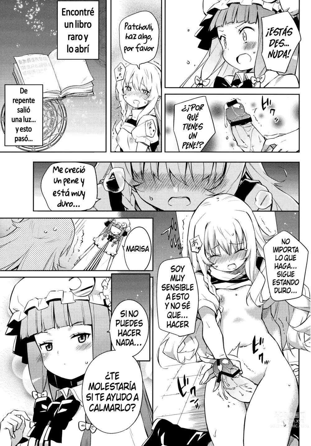Page 5 of doujinshi Scarlet Devil Mansion Stories, Marisa X Patchouli